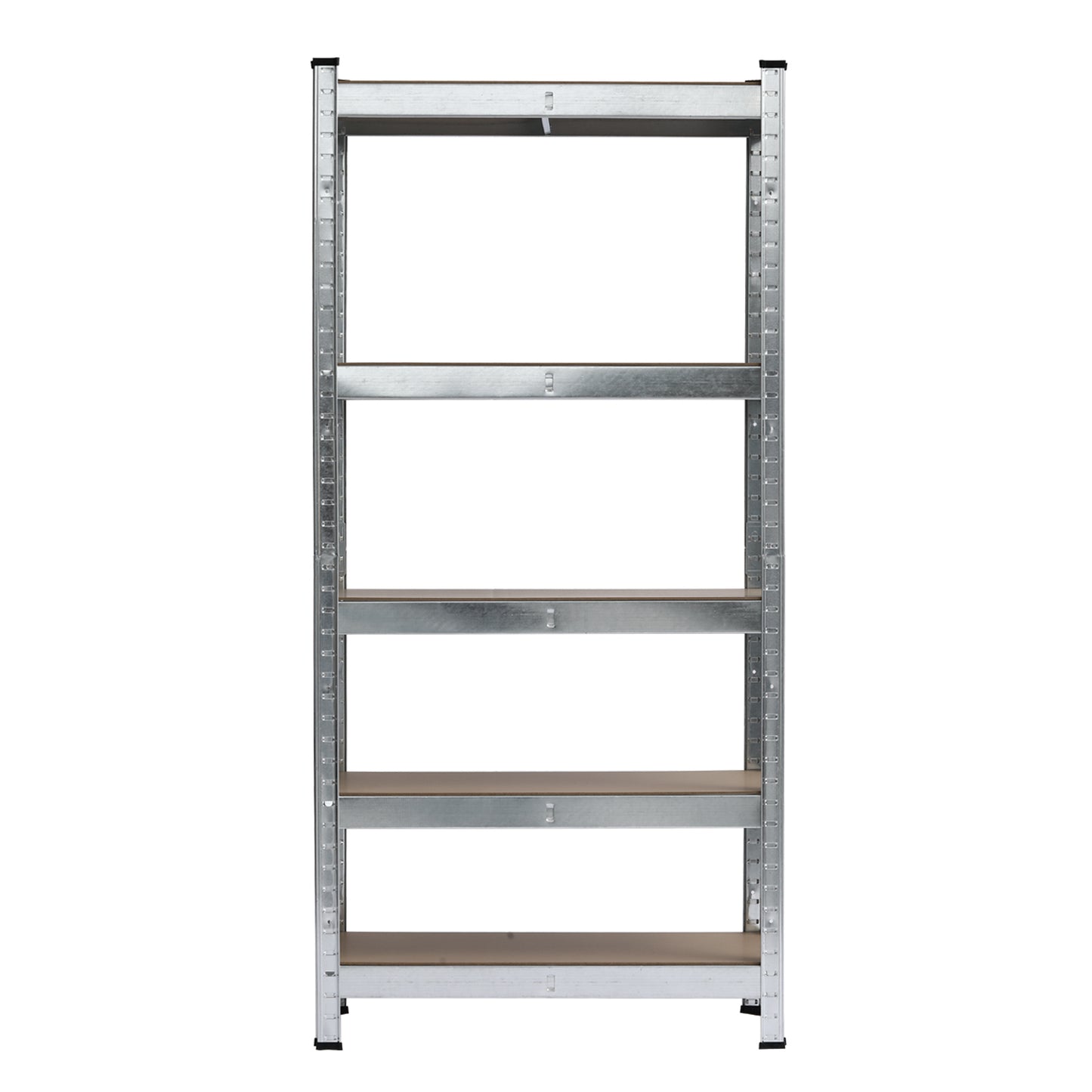 Heavy Duty 5 Tier Metal Galvanized Shelving Rack Unit Garage Storage Shelf Silver UK