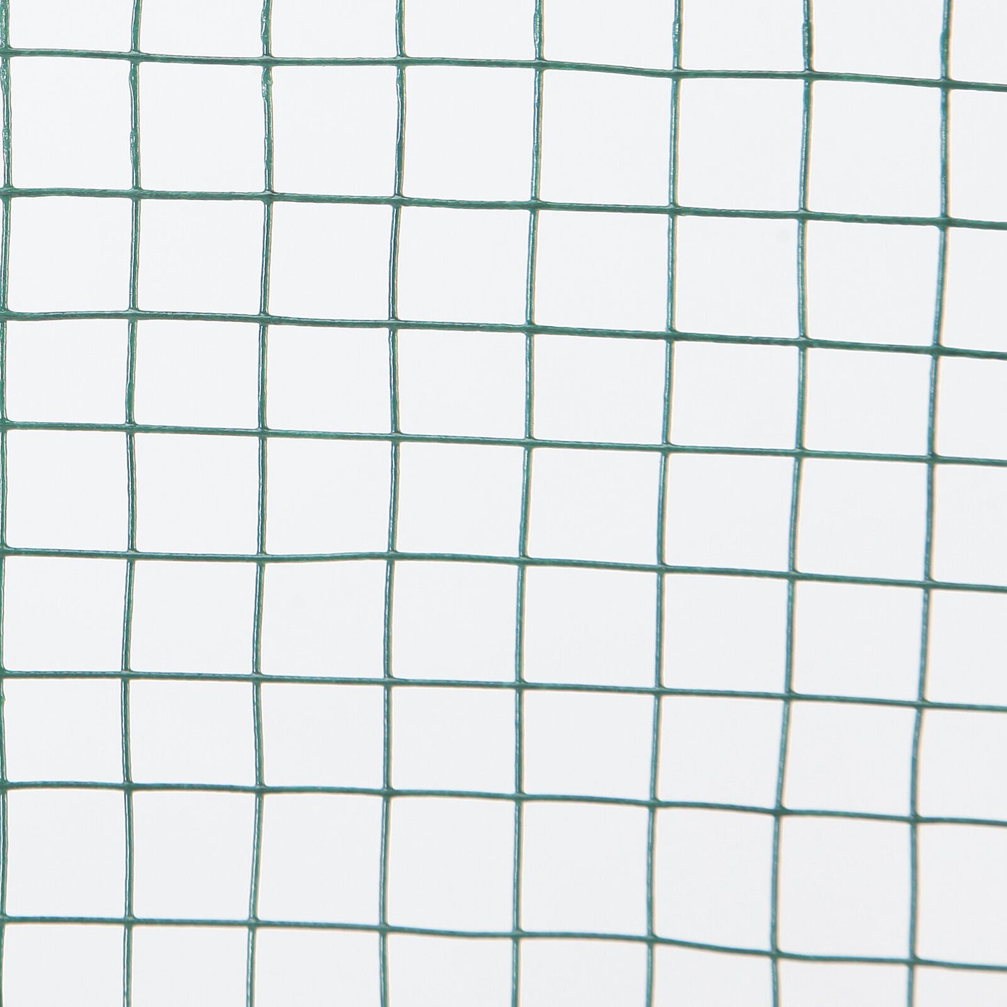 Green PVC Coated Chicken Wire Mesh 6M Fencing Garden Barrier Metal Fence