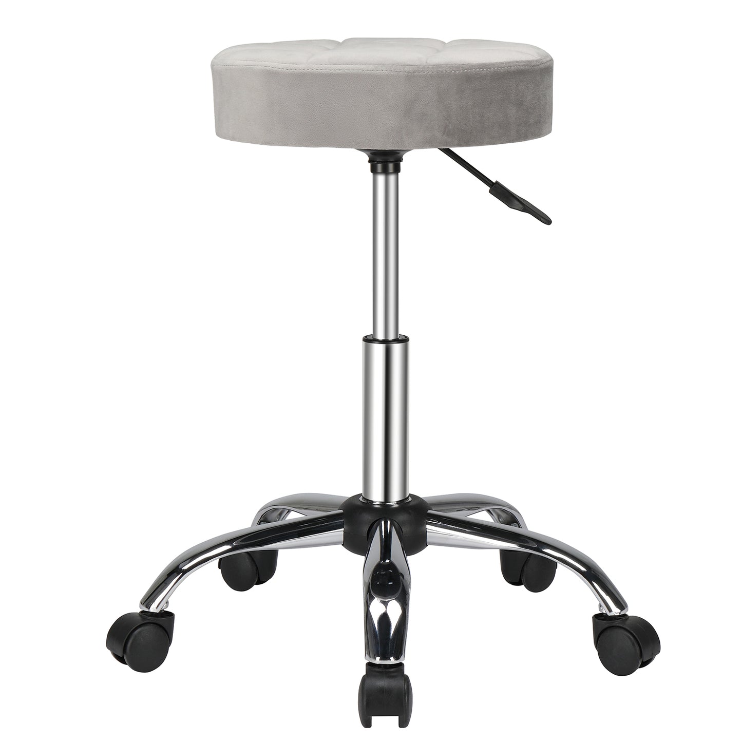 Fleece Nylon wheel 150kg Grey Technician's stool Nine compartments with leather buckle Five star feet