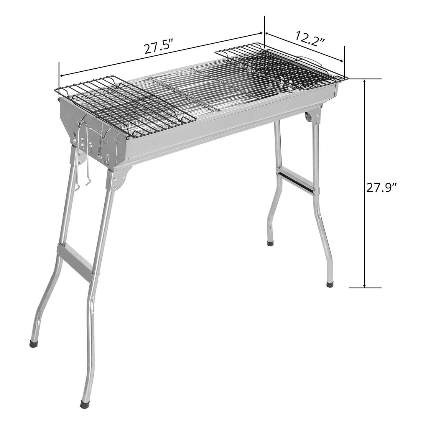 Portable Stainless Steel Grill (Standard Configuration)