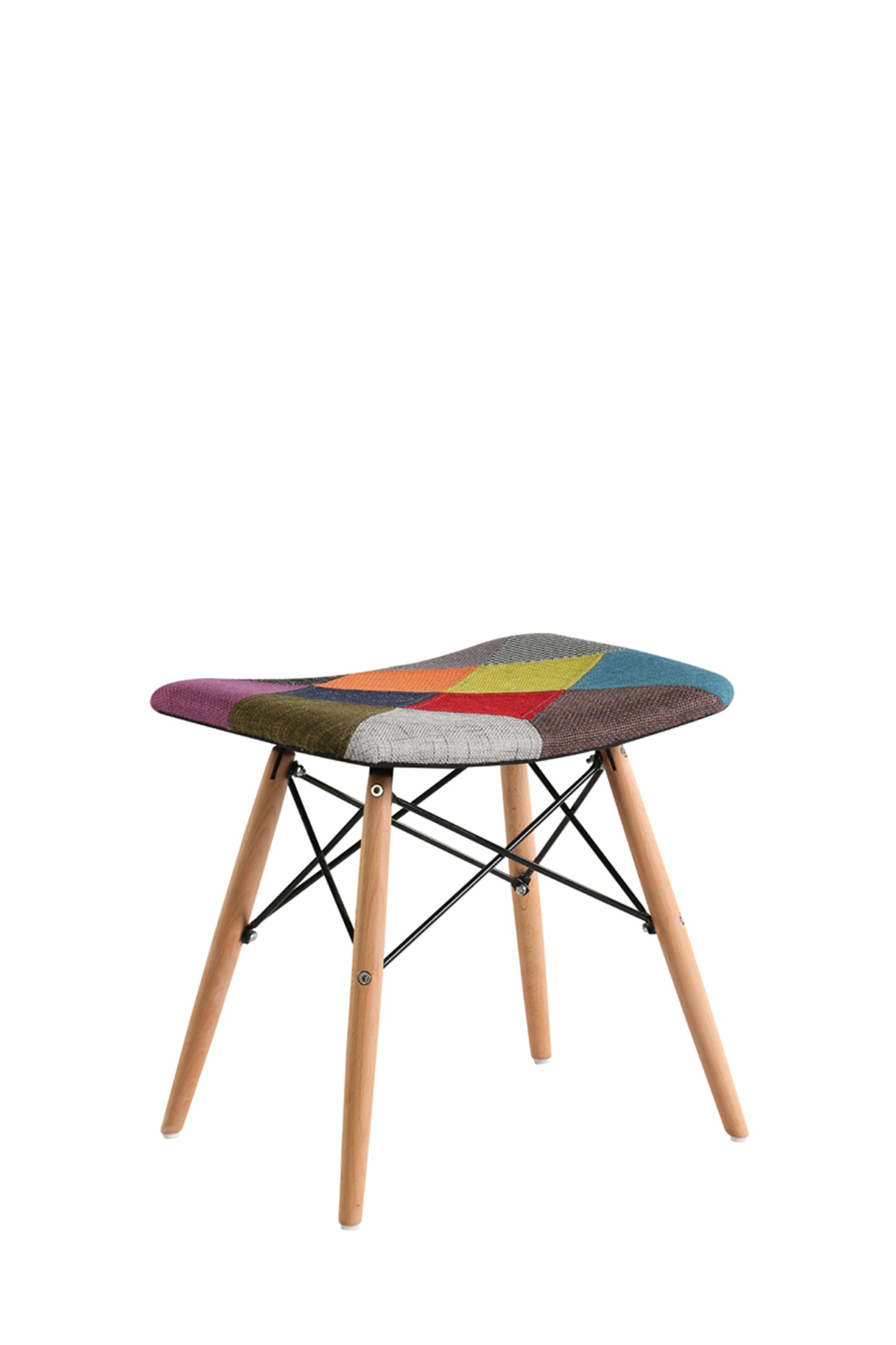 Coloured Bench Wood Surface Wood Legs Light Weight Cool Colour Hot sale modern design restaurant stool coffee chair dining for hotel home furniture