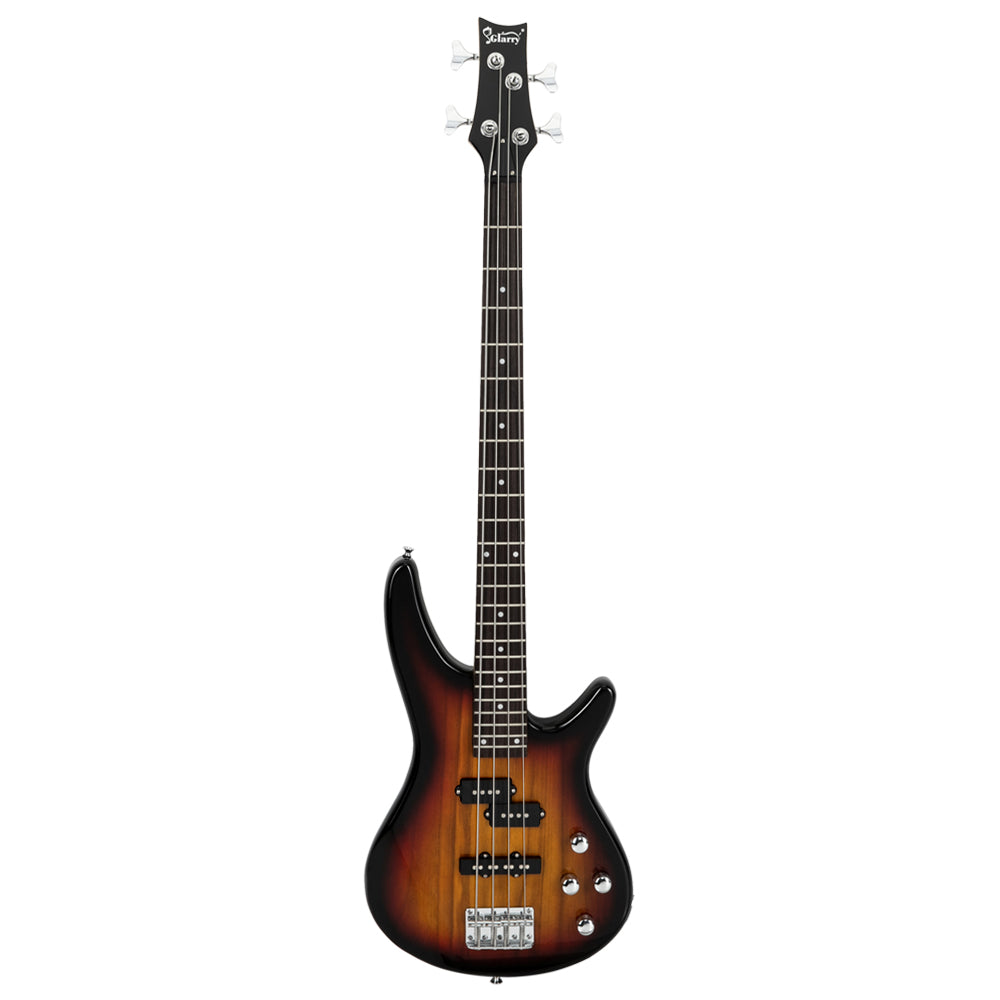 Glarry GIB Electric Bass Guitar Full Size 4 String Sunset Colour