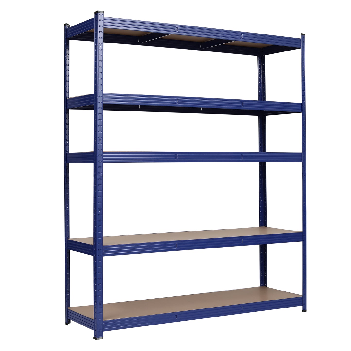 Heavy Duty Metal Garage Shelving Unit Shed Storage Shelves Boltless Shelf Rack Blue