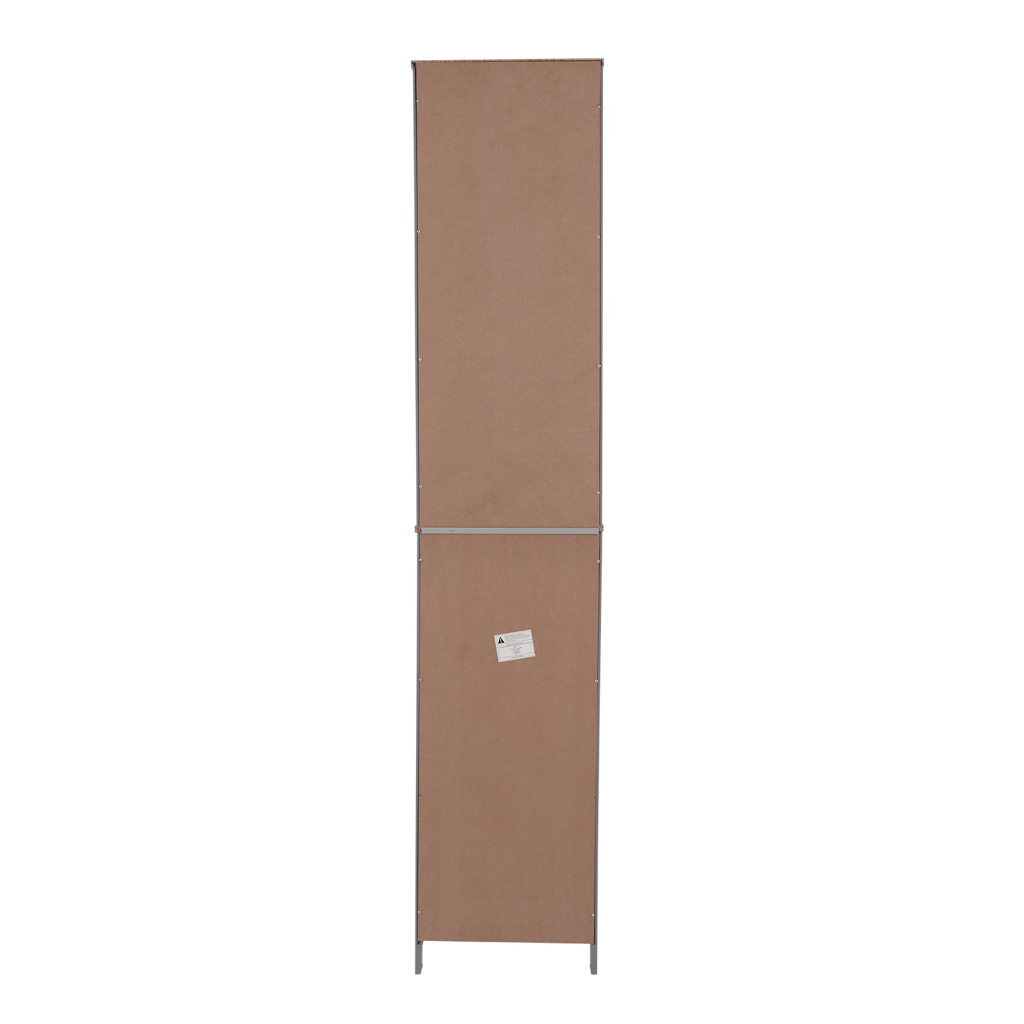 FCH Single Draw 2 Hundred Page Doors MDF Spray Paint Bathroom Cabinet - Grey