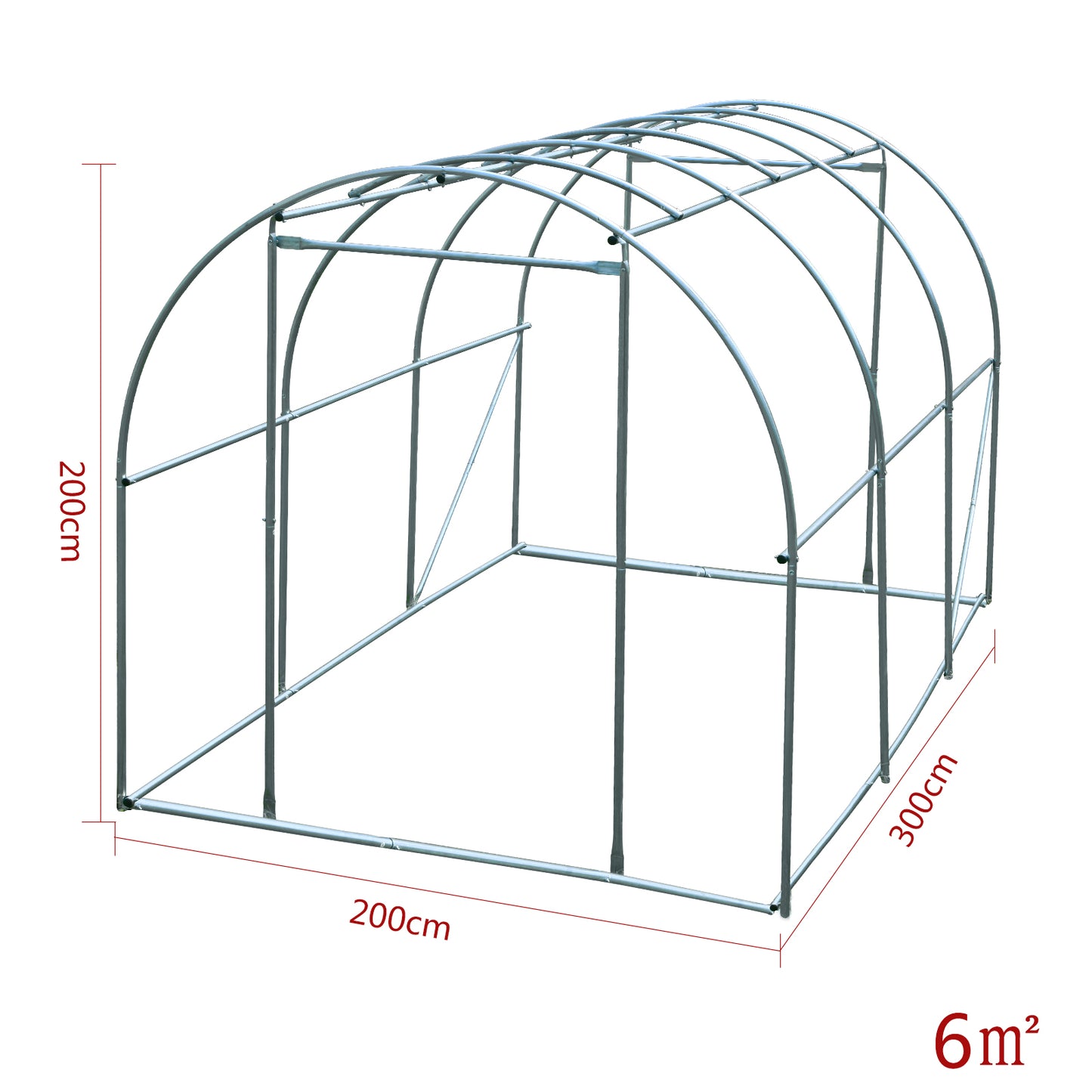 3m Greenhouse In UV Resistant PE Material