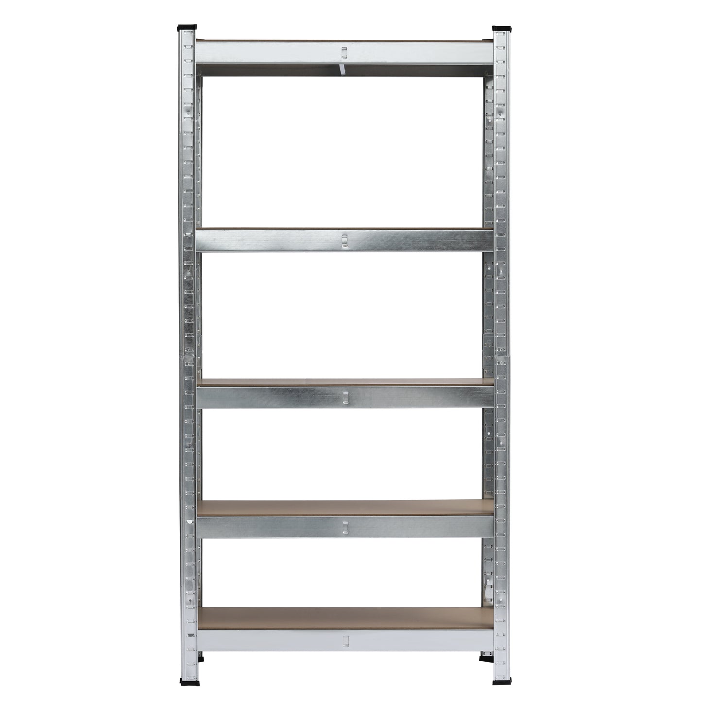 Heavy Duty 5 Tier Metal Galvanized Shelving Rack Unit Garage Storage Shelf Silver UK