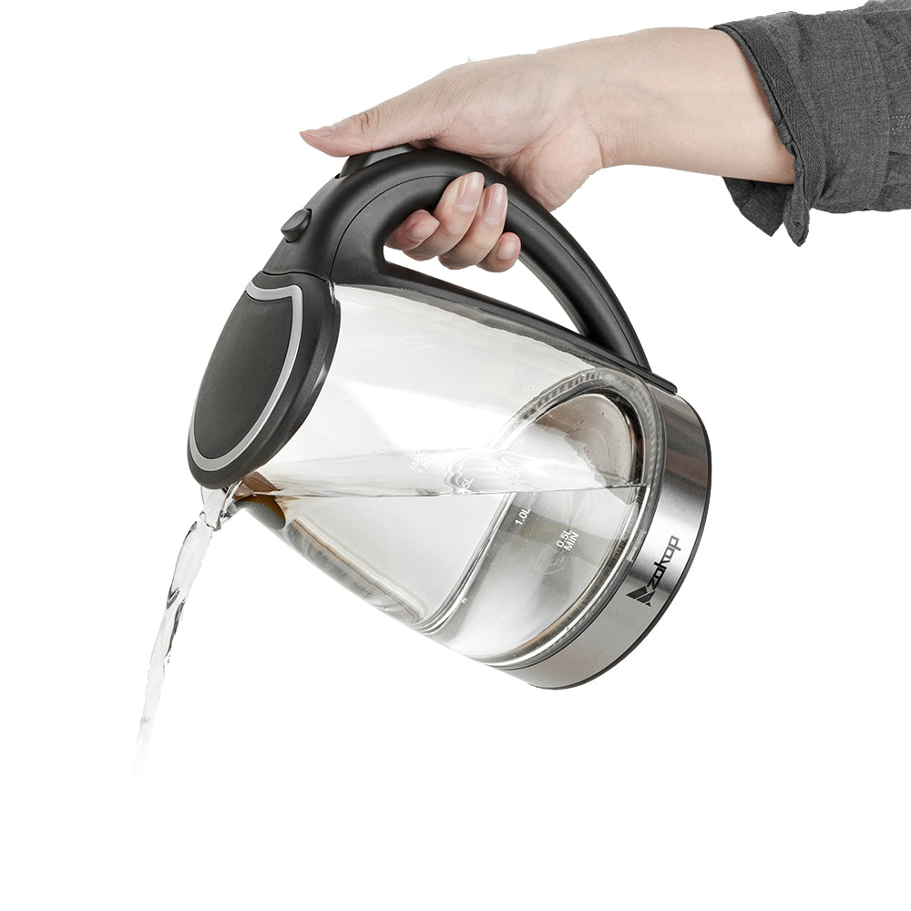 220V 2200W 1.8L Electric Glass Kettle UK Plug