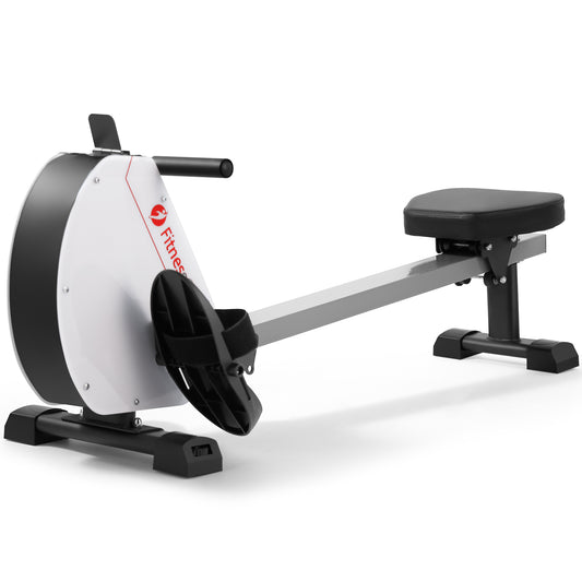 FitnessClub Rowing Machine Manual Resistance Control and LCD Display