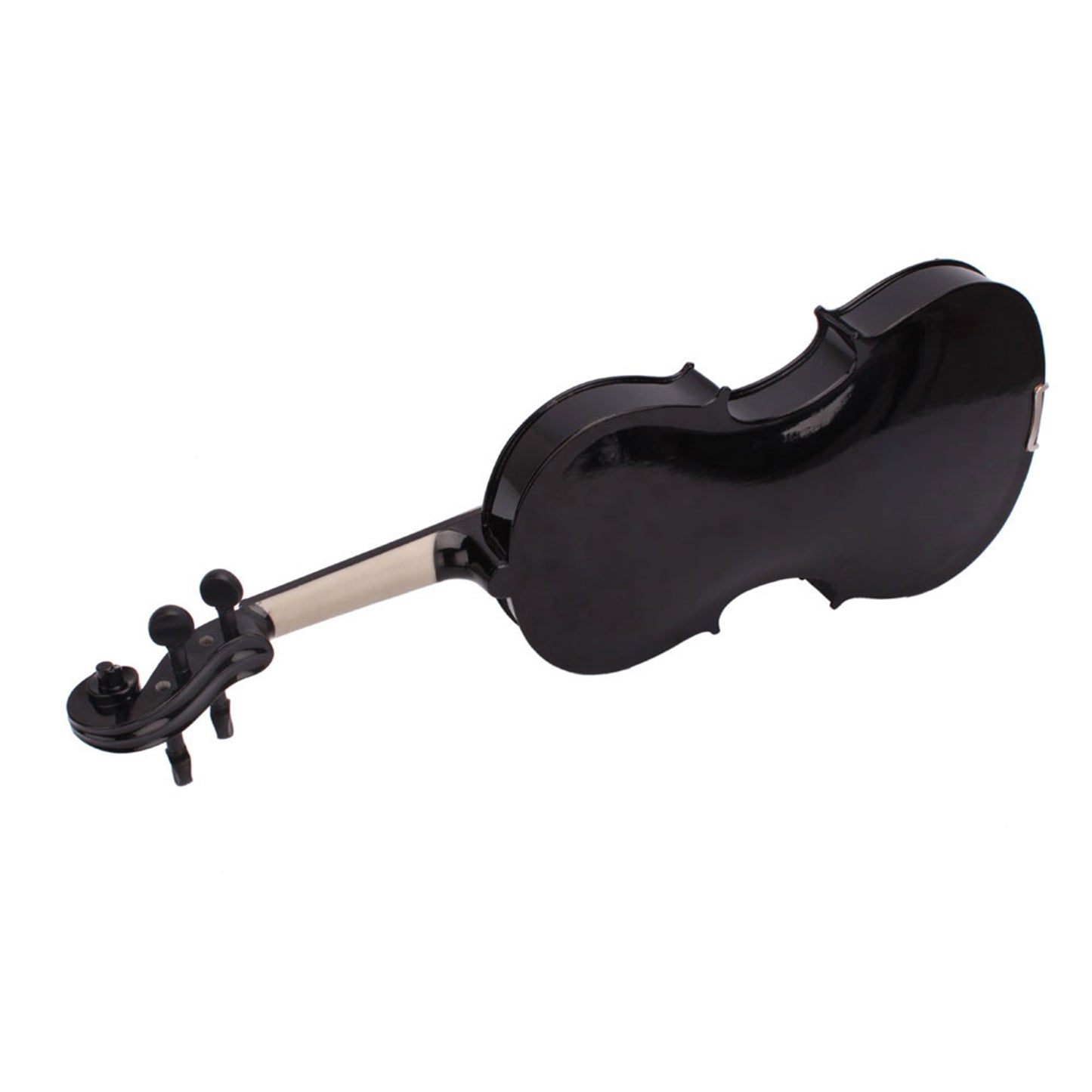 4/4 Acoustic Violin Case Bow Rosin Complete Kit- Black