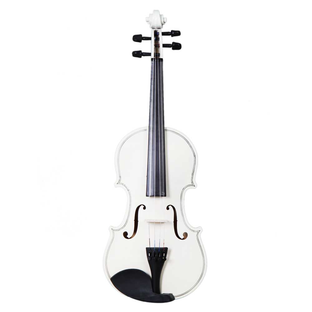 4/4 Acoustic Violin Case Bow Rosin White - LiamsBargains.co.uk