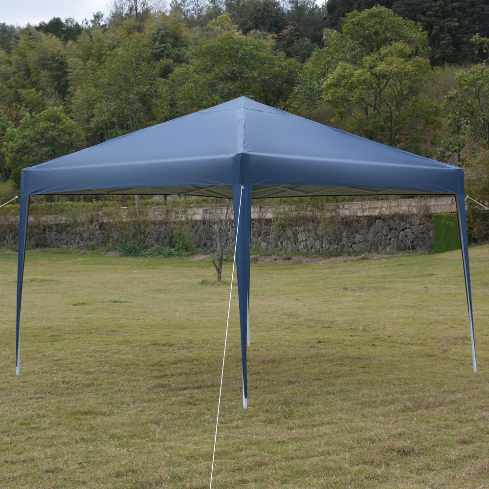 3 x 3m Practical Waterproof Right-Angle Folding Tent Top Quality - Blue