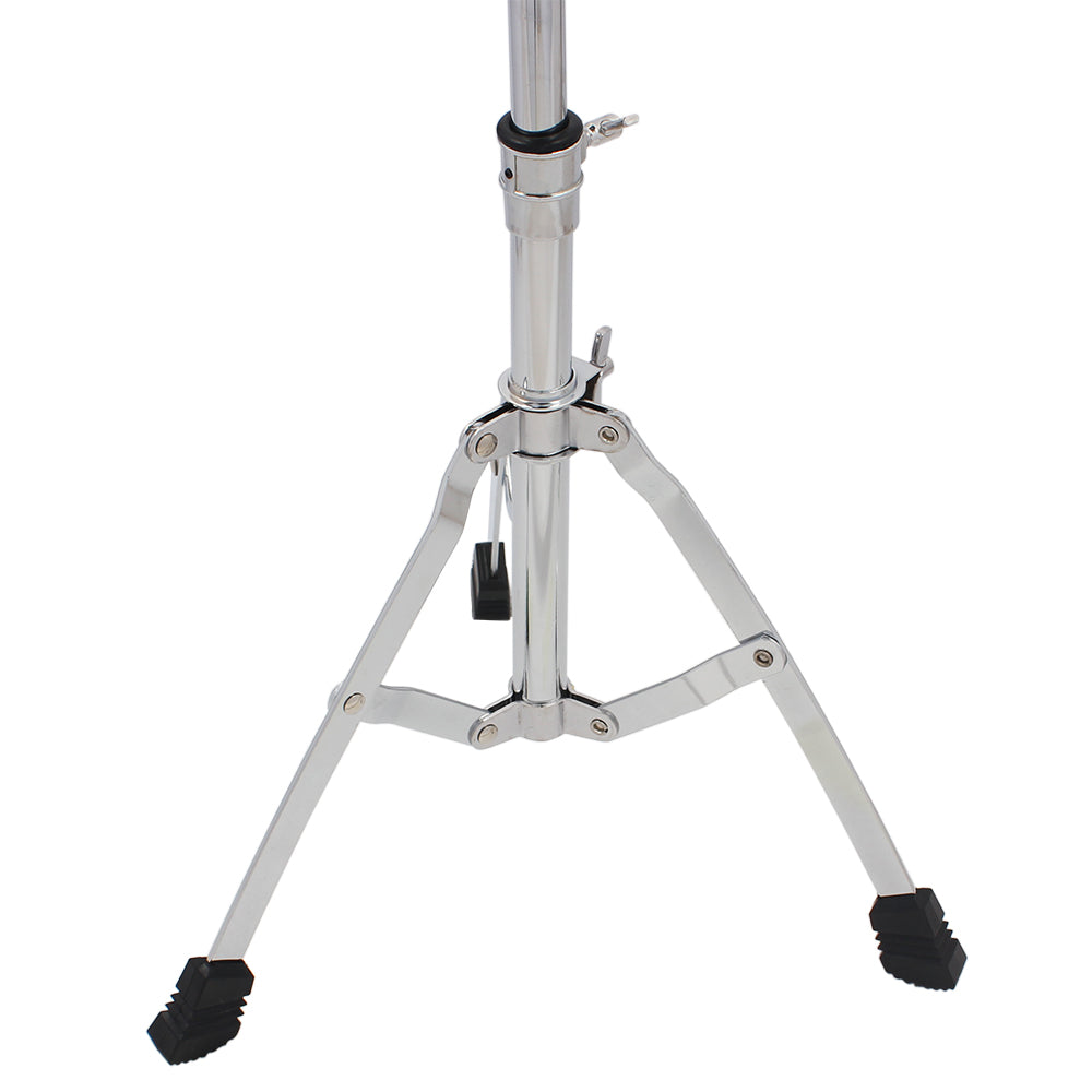 Chrome Plated Dumb Snare Drum Stand Tripod Silver